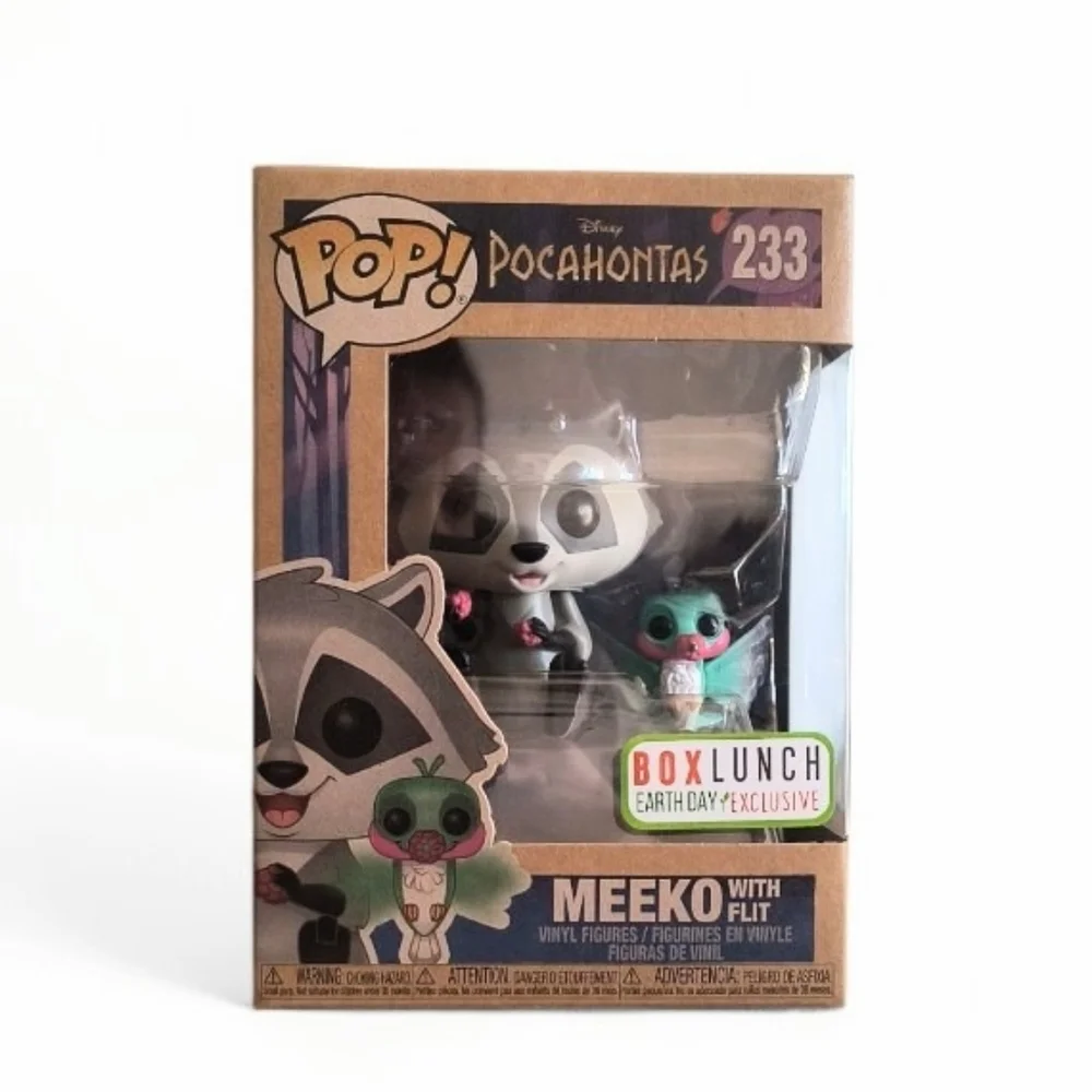 Funko Pop Disney Pocahontas Meeko with Flit Earth Day Vinyl Figure - Picture 1 of 6